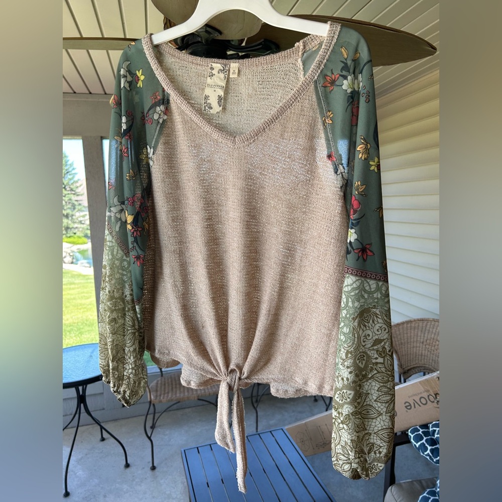 C&C California Cozy Gray Knit Sweater